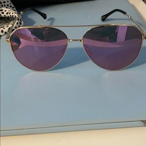 DIFF x Jessie James decker pink reflective sunnies